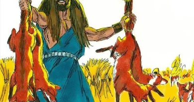 Foxes and a jawbone of bible story - लोमड़ी और एक जौबोन की बाइबिल कहानी