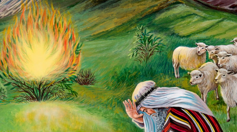 Story of moses and the burning bush - मूसा और जलती हुई झाड़ी की कहानी