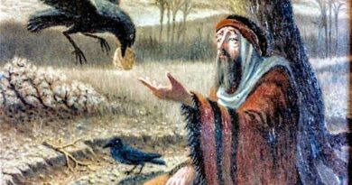 The story of elijah being fed by ravens - एलिय्याह को कौवों द्वारा भोजन खिलाये जाने की कहानी