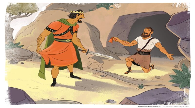 Story of david shows mercy to king saul - दाऊद द्वारा राजा शाऊल पर दया दिखाने की कहानी