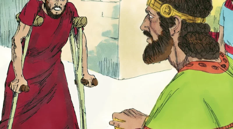 The story of david helping mephibosheth - डेविड द्वारा मेपीबोशेथ की मदद करने की कहानी