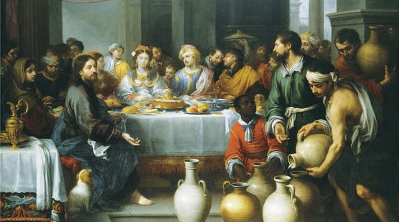 The story of jesus changing water into wine - यीशु द्वारा पानी को शराब में बदलने की कहानी