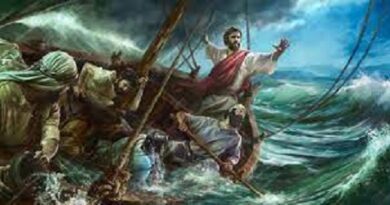 The story of jesus stilling the stormy sea - यीशु द्वारा तूफानी समुद्र को शांत करने की कहानीv