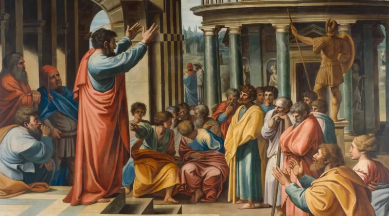 The story of paul preaching in rome - रोम में पॉल के उपदेश की कहानी