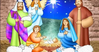 The shepherds visit baby jesus - चरवाहे बालक यीशु से मिलने आते हैं