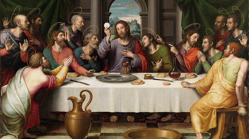 The story of jesus having a last supper with his friends - यीशु द्वारा अपने मित्रों के साथ अंतिम भोजन करने की कहानी