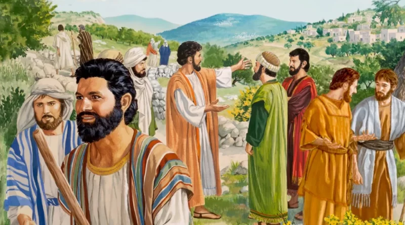 The story of jesus instructing his disciples to share the gospel - यीशु द्वारा अपने शिष्यों को सुसमाचार साझा करने का निर्देश देने की कहानी