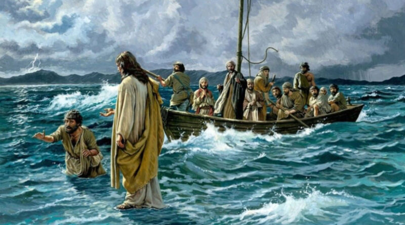 The story of jesus walking on water - यीशु के पानी पर चलने की कहानी