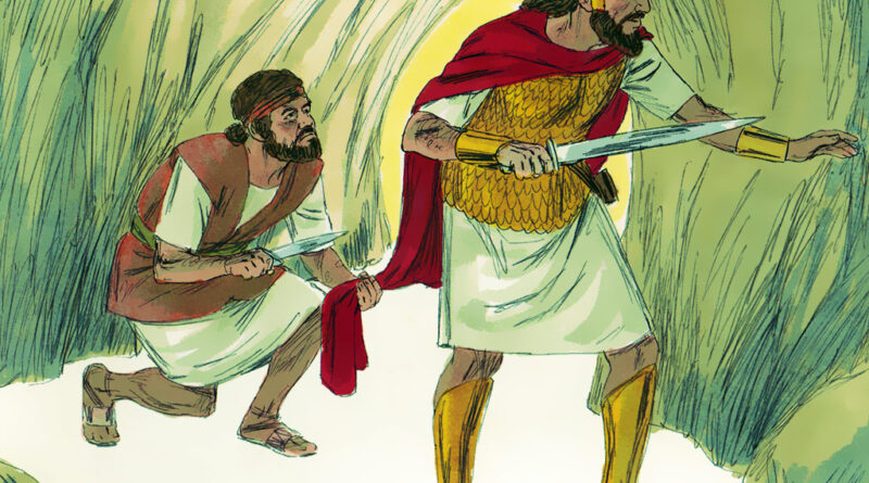 Story of david sparing saul's life - डेविड द्वारा शाऊल की जान बख्शने की कहानी