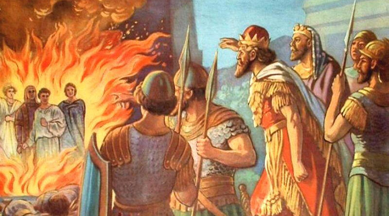 The story of shadrach, meshach, and abednego in the furnace - भट्टी में शद्रक, मेशक और अबेदनगो की कहानी