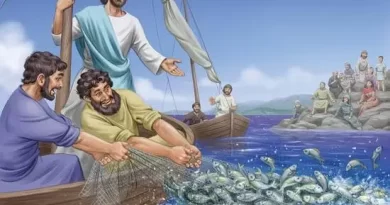 The story of the miraculous catch of fish - चमत्कारी मछली पकड़ने की कहानी