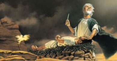 The story of abraham's willingness to sacrifice his son isaac - अब्राहम की अपने बेटे इसहाक की बलि चढ़ाने की इच्छा की कहानी