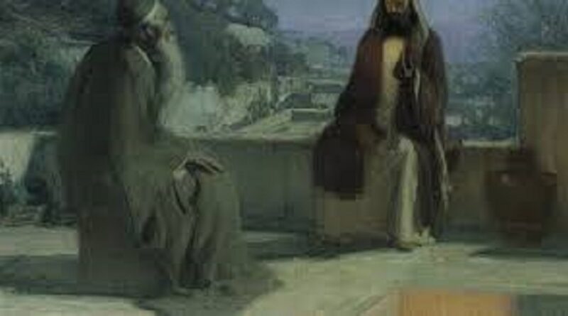 The story of nicodemus visiting jesus - निकुदेमुस के यीशु से मिलने की कहानी