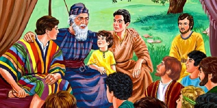 The story of jacob and his large family - जैकब और उसके बड़े परिवार की कहानी