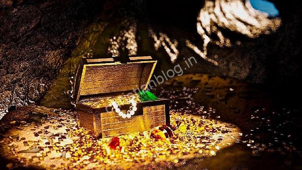 The story of the treasure brought to the temple - मंदिर में लाए गए खजाने की कहानी