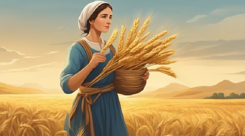 The story of ruth harvesting in boaz fields - बोअज़ के खेतों में फसल काटने वाली रूथ की कहानी